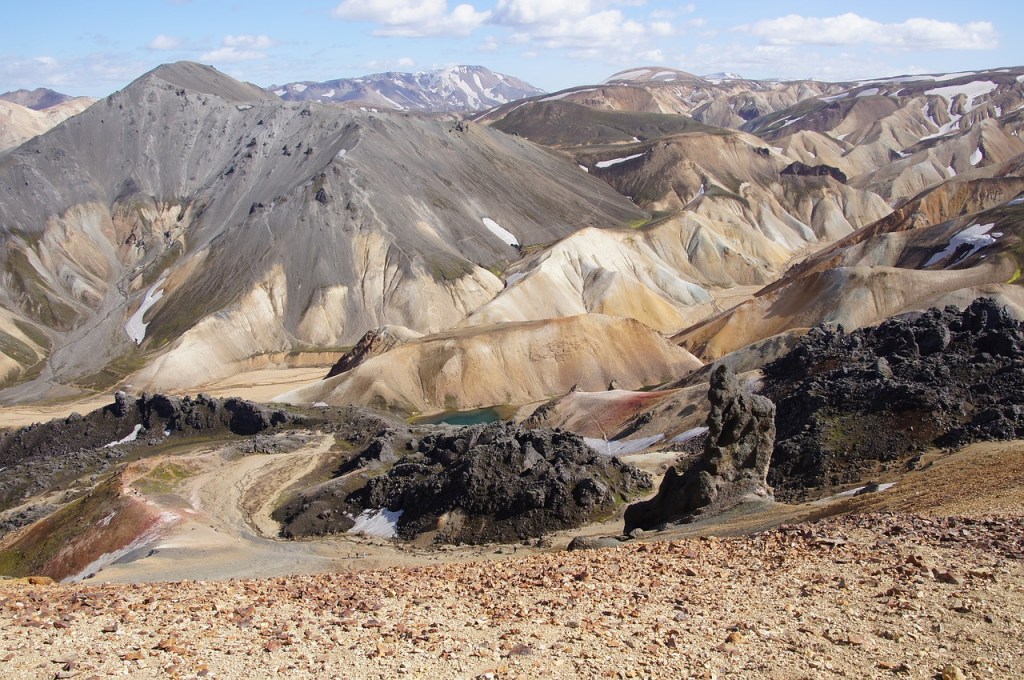 Geothermal area landmannalaugar