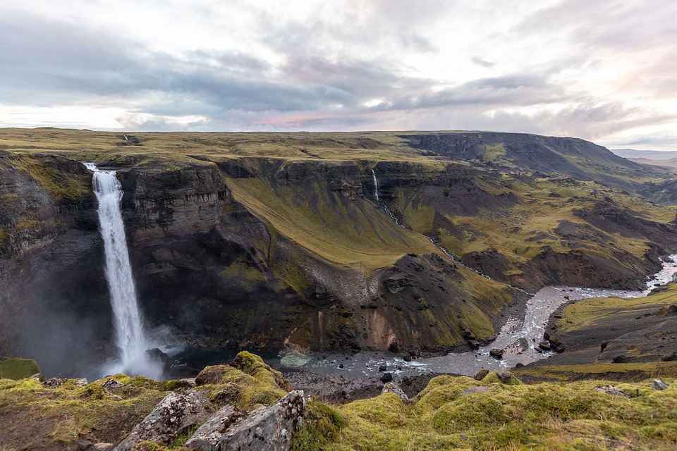 Háifoss waterfall