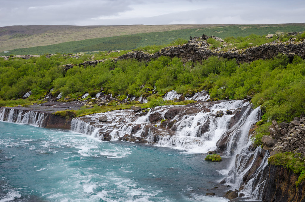 Hraunfossar waterfall