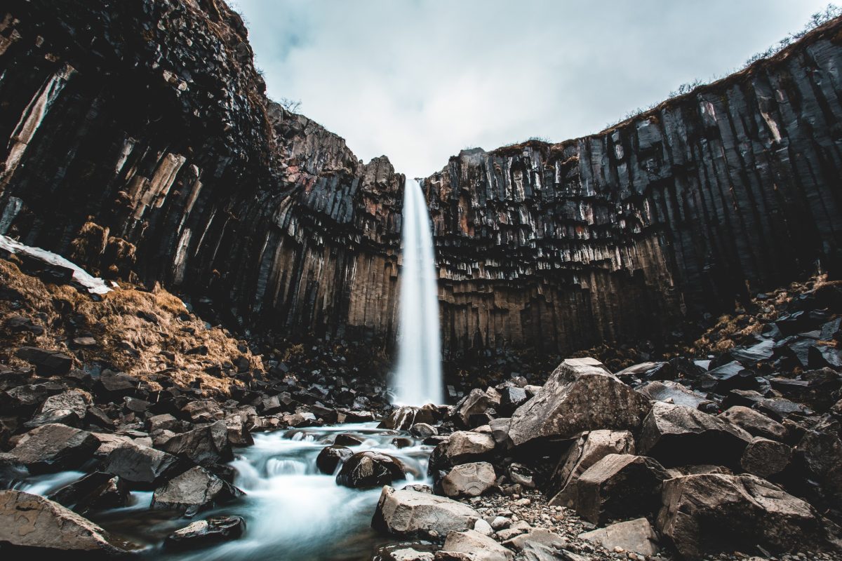 Svartifoss Waterfall in Iceland