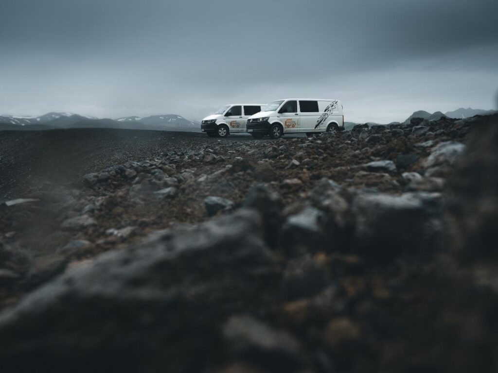 two camper vans