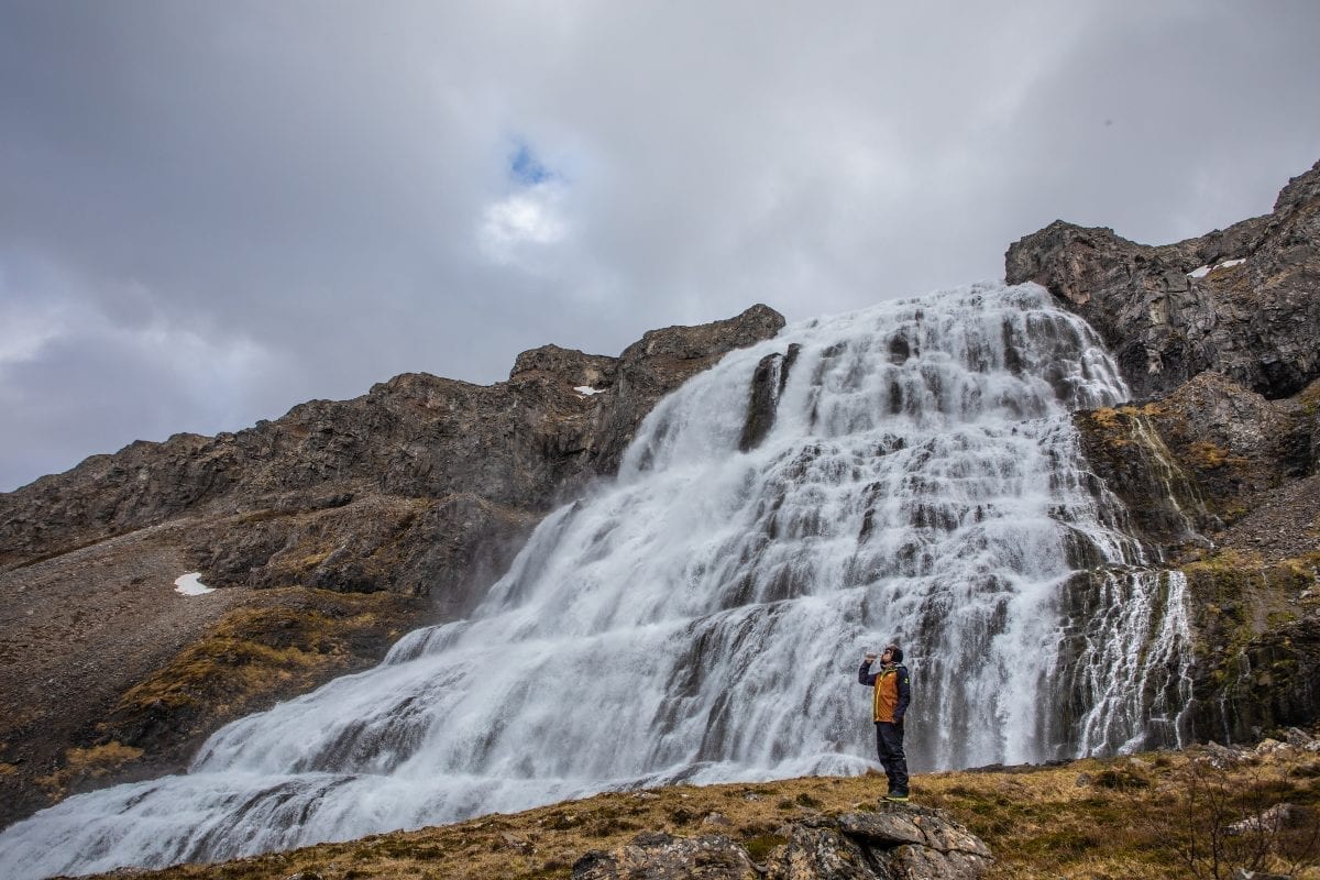 Dynjandi waterfall in Iceland
