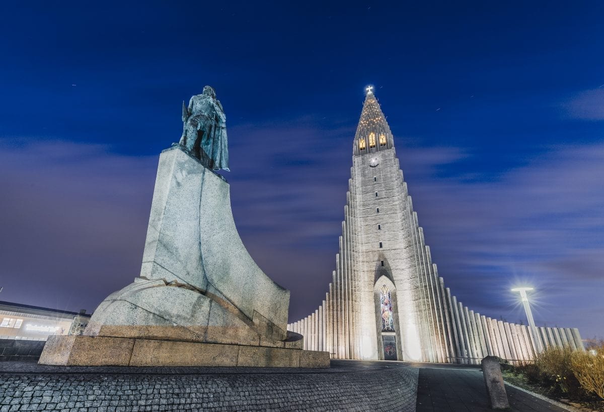 Hallgrimskirkja Church in Iceland