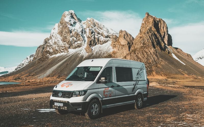 campervan in Iceland