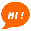 Hi assistance chat icon
