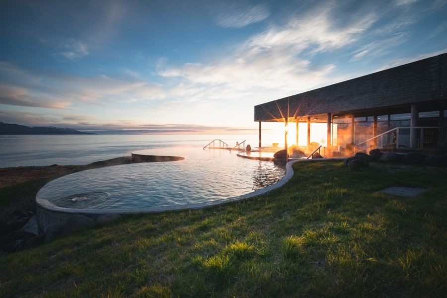 geothermal baths in Iceland