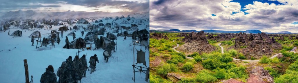 Dimmuborgir Lava Field in Game of Thrones