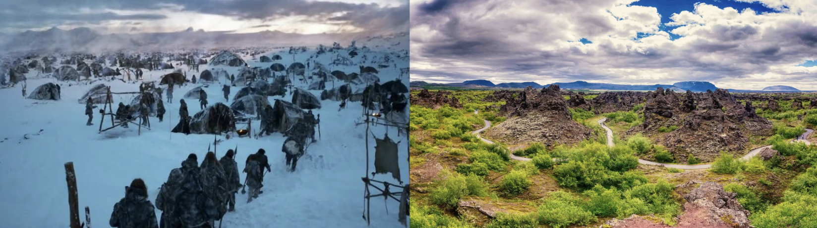 Dimmuborgir Lava Field in Game of Thrones