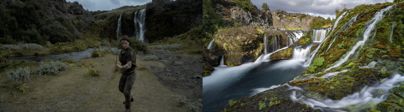 Gjáin Valley in Game of Thrones