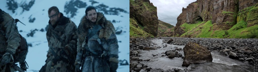 Stakkholtsgjá Canyon in Game of Thrones