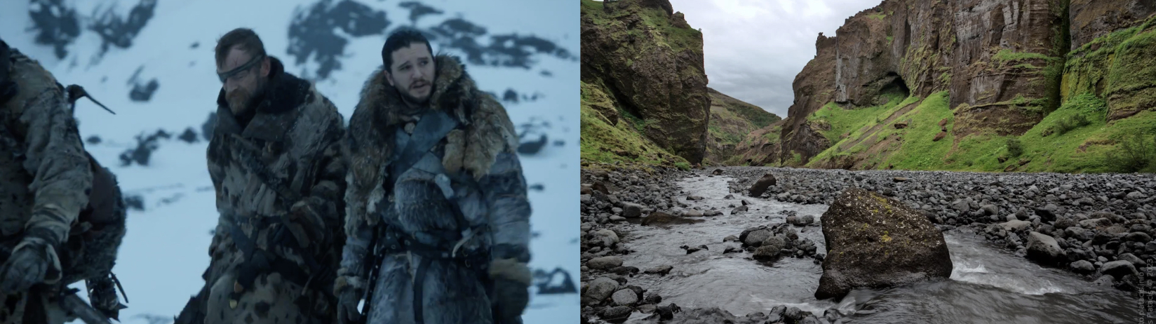 Stakkholtsgjá Canyon in Game of Thrones
