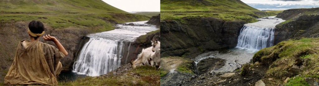 Þórufoss Waterfall in Game of Thrones