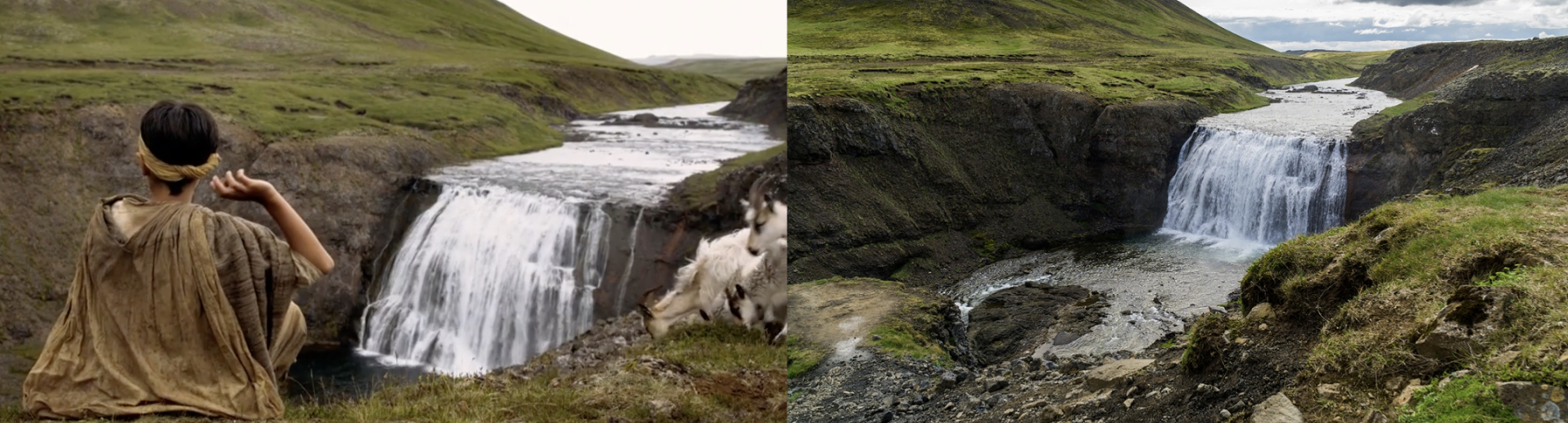 Þórufoss Waterfall in Game of Thrones
