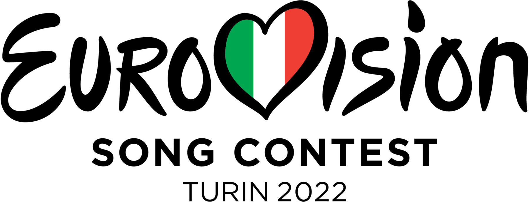 Eurovision logo 2022 Italian flag
