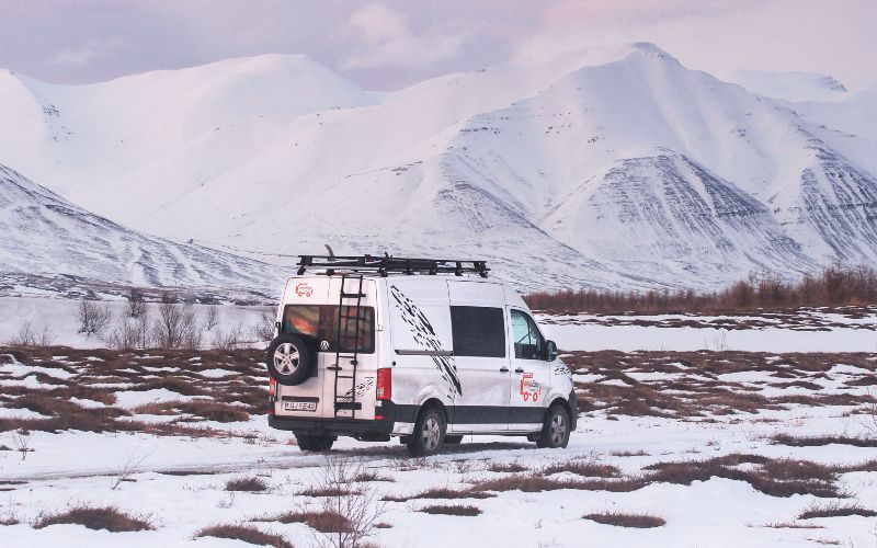 campervan in Iceland