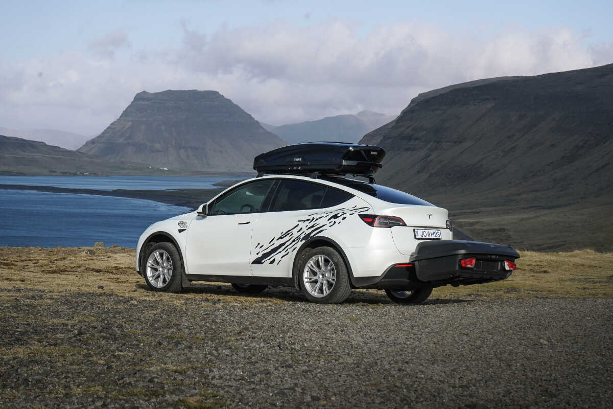 Rent a Tesla Model Y in Iceland