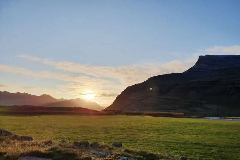 View on campsite