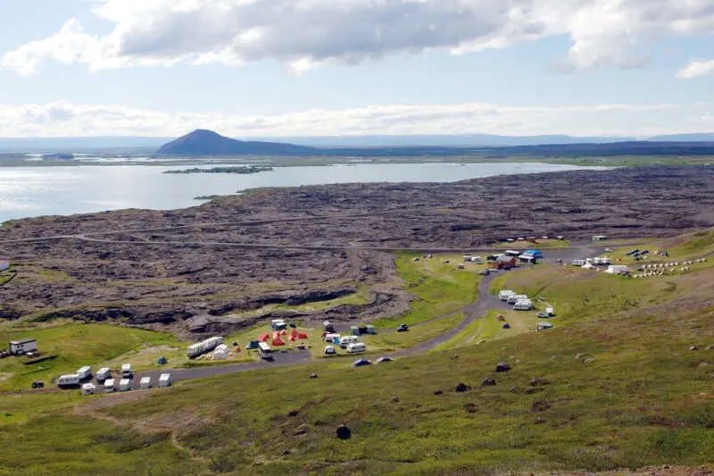 View on campsite