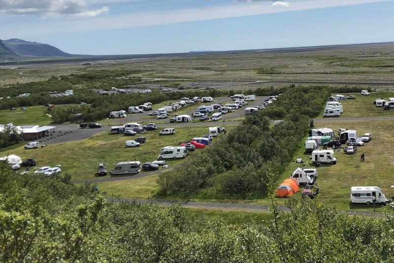 View on campsite