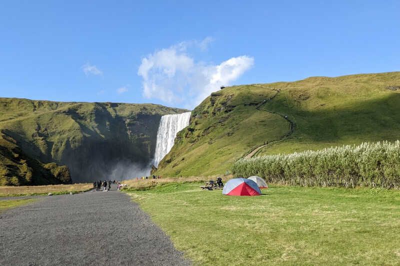 View on campsite