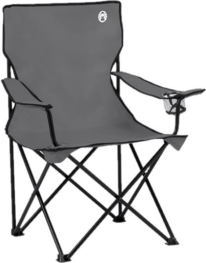 Dark grey camping chair