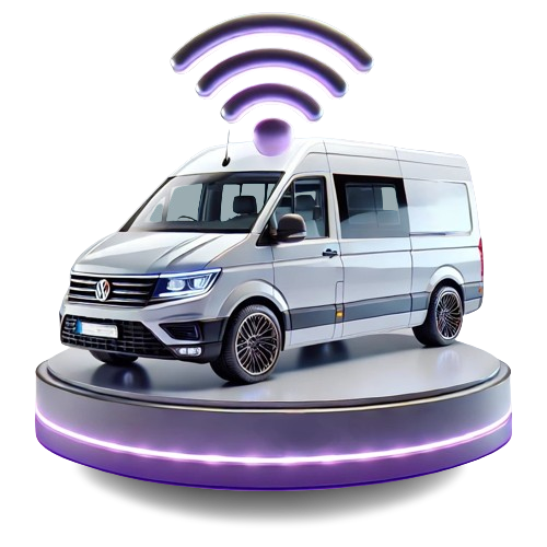 Visualization of campervan and wifi