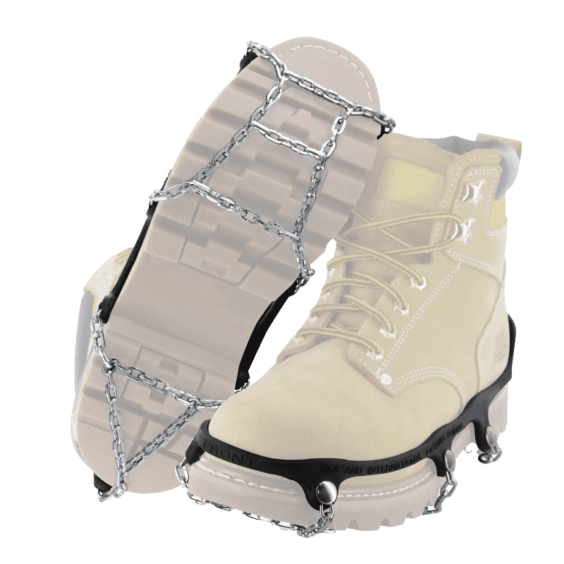 Shoe chains on the white shoes