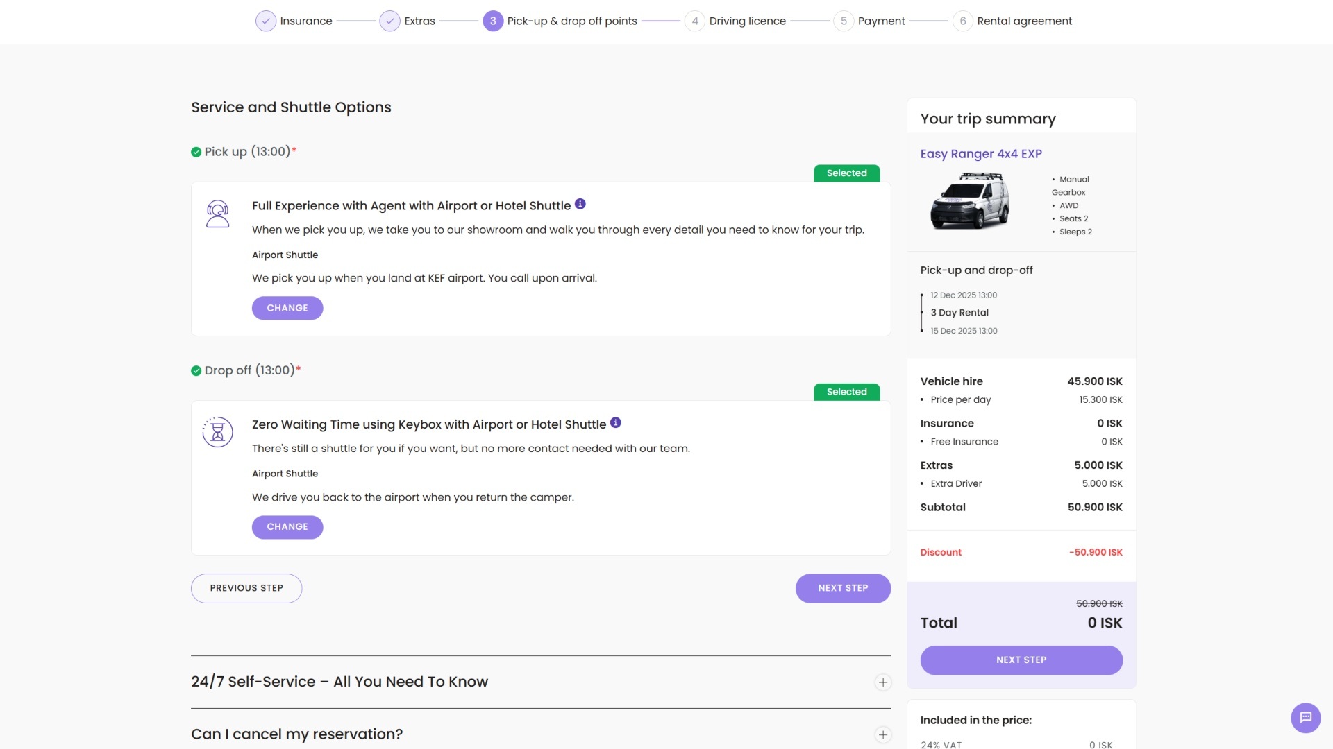 Online Check-in 12