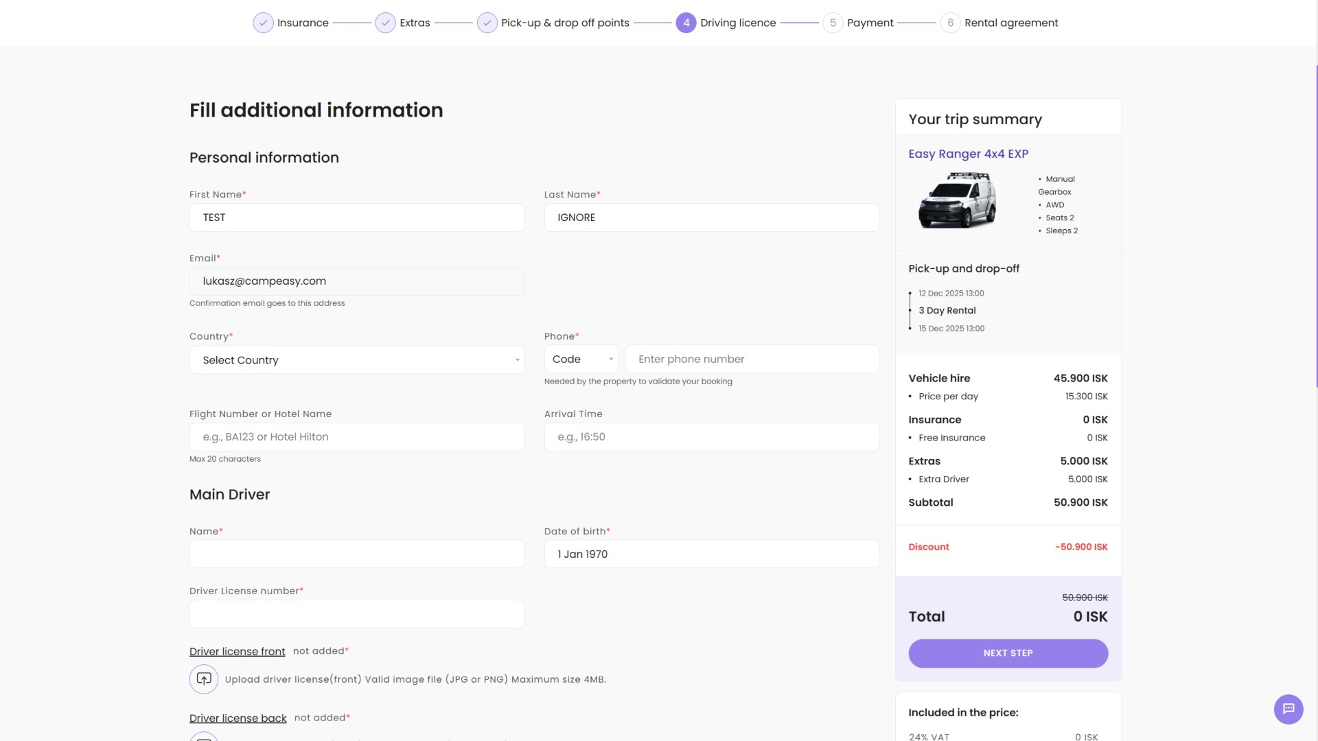 Online Check-in 13
