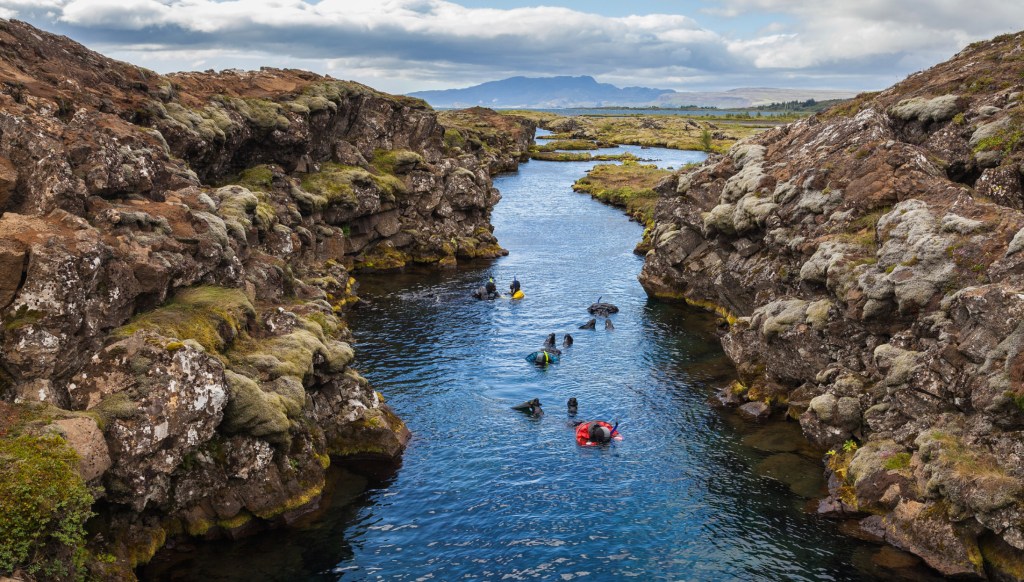 Snorkeling in Silfra