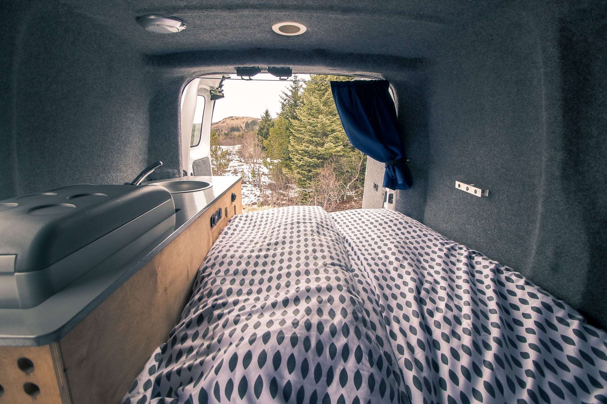 Easy Small Campervan Interior
